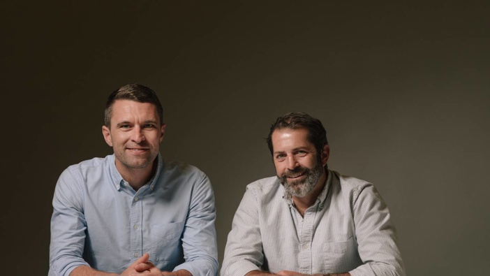 Allbirds co-founders Tim Brown and Joey Zwillinger. Photo / Peter Prato