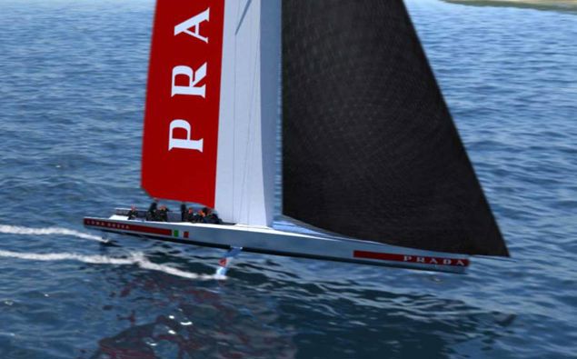 Luna Rossa has convinced the panel to cancel inner harbour courses. Photo / file
