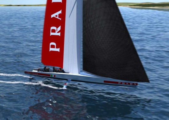 Luna Rossa has convinced the panel to cancel inner harbour courses. Photo / file