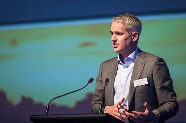 Auckland Airport CEO Adrian Littlewood. Photo / NZ Herald