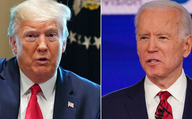 Donald Trump and Joe Biden. (Photo / CNN)
