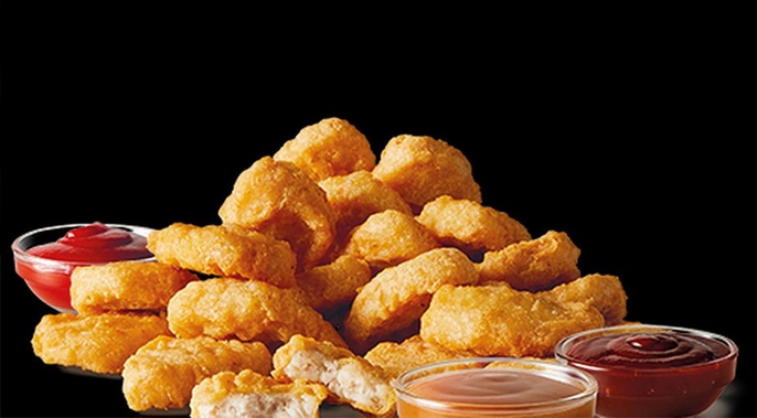 The free nuggets, which first featured in New Zealand McDonald's in 1985, will be available tomorrow from 9am until they run out.Photo / McDonald's
