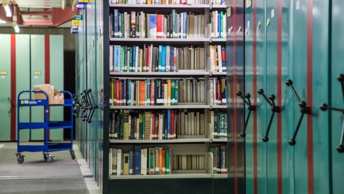 Some of the books from the National Library's overseas published collection. (Photo / Supplied; National Library)