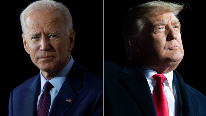 Joe Biden and Donald Trump go head to head next week. (Photo / CNN)