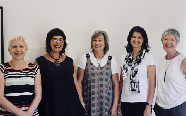 Kaye Avery, right, with the CareerEQ consultants. (Photo / Supplied)