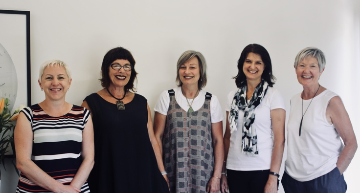Kaye Avery, right, with the CareerEQ consultants. (Photo / Supplied)