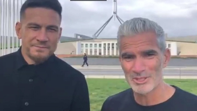 Sonny Bill Williams has asked Australian Prime Minister Scott Morrison to send asylum-seekers in off-shore detention centres to New Zealand. Photo / Twitter