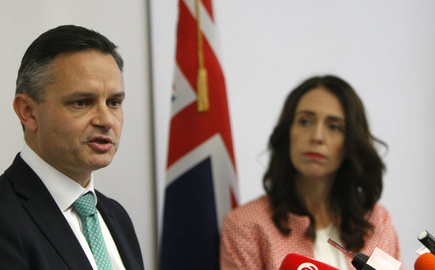 James Shaw and Jacinda Ardern. (Photo / NZ Herald)