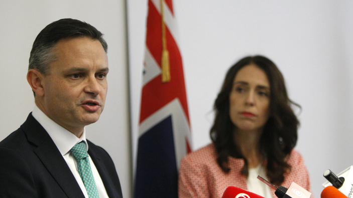 James Shaw and Jacinda Ardern. (Photo / NZ Herald)