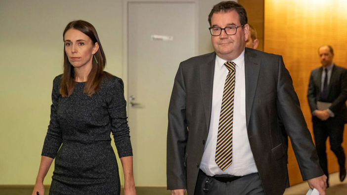 Prime Minister Jacinda Ardern (left) and Finance Minister Grant Robertson. Photo / File