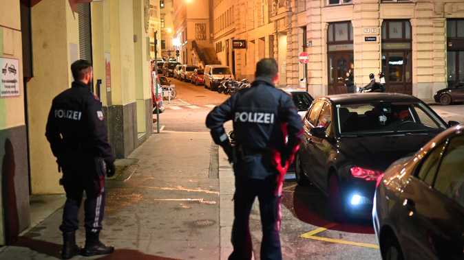 Austrian police respond to shooting in Vienna, Austria. (Photo / Getty)
