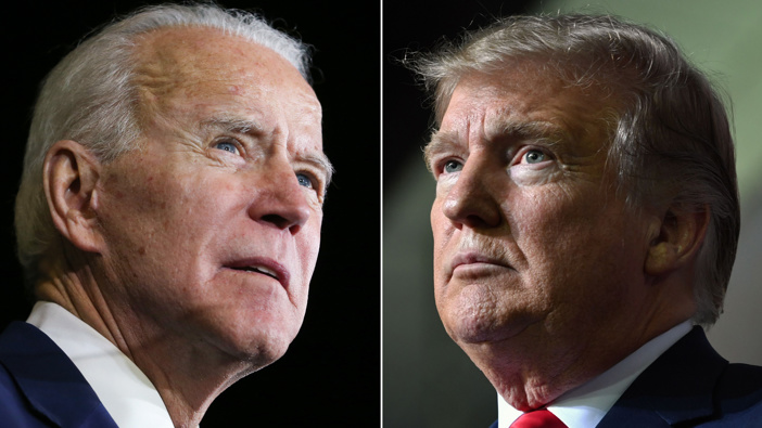 Joe Biden and Donald Trump. (Photo / CNN)