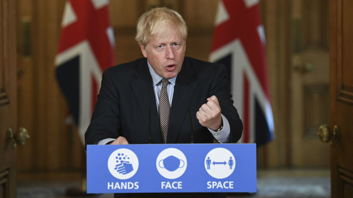 UK Prime Minister Boris Johnson. Photo / AP