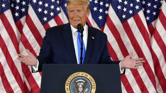 Donald Trump unhappy with his legal team. Photo / AP