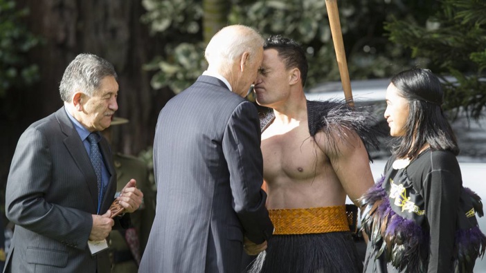 Joe Biden visited New Zealand in 2016. (Photo / AP)