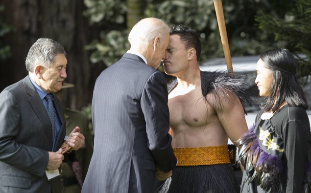Joe Biden visited New Zealand in 2016. (Photo / AP)