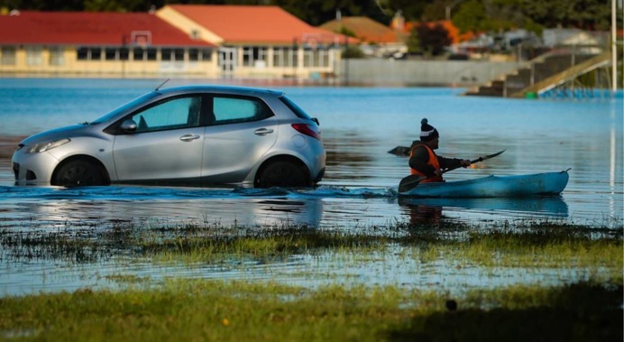 Road or river? A kayak is probably the better vessel in this case. HBT Photo / Paul Taylor
