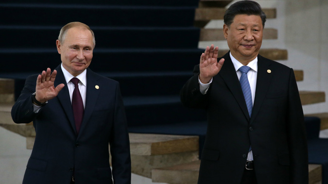 Russian President Vladimir Putin and Chinese President Xi Jinping in Brazil, November 2019. (Photo / Getty)