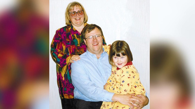 The Lundy family: Christine, Mark and their daughter Amber. Photo / File