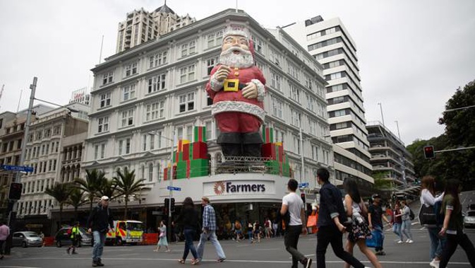 The Santa used to tower over Queen Street. (Photo / File)