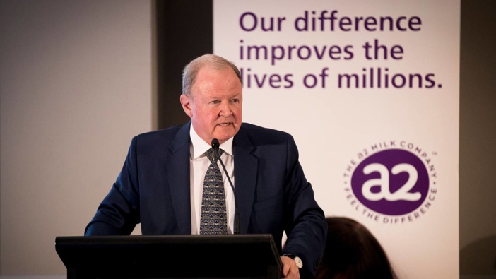 A2 Milk chief executive Geoff Babidge. Photo / NZ Herald
