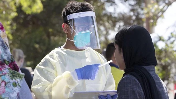 SA records new infections on its first day of lockdown. (Photo / News Corp Australia)