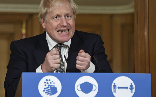 Boris Johnson. (Photo / AP)