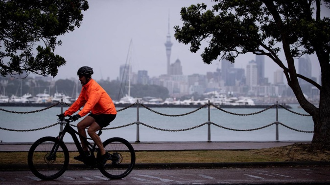 Auckland is due to have one of its wettest days in years as a low-pressure system sweeps over the North Island. Photo / Dean Purcell