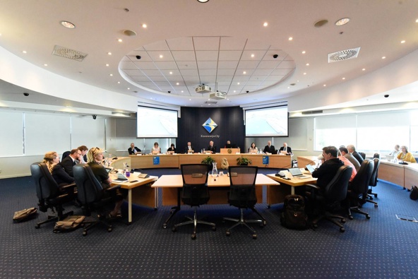 Tauranga City Council in chambers. Photo / File