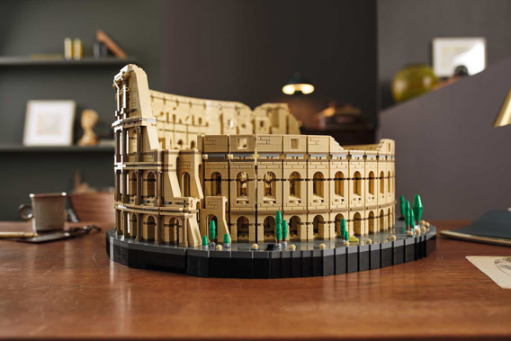 The Colosseum is the largest Lego brick set ever, the company says. (Photo / Supplied via CNN)