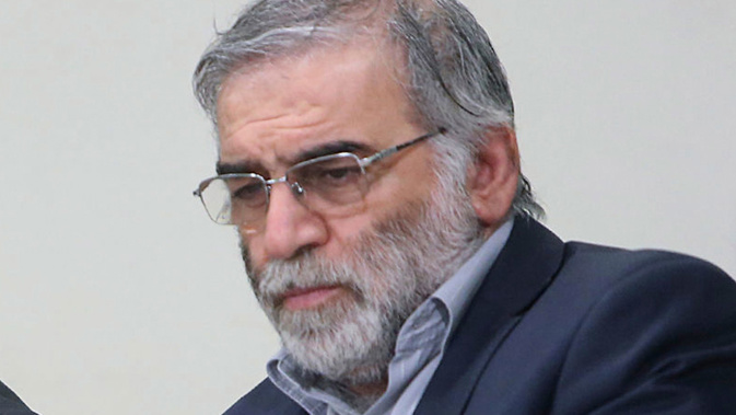 Mohsen Fakhrizadeh sits in a meeting with Supreme Leader Ayatollah Ali Khamenei in Tehran, Iran, Jan. 23, 2019. (Photo / AP)