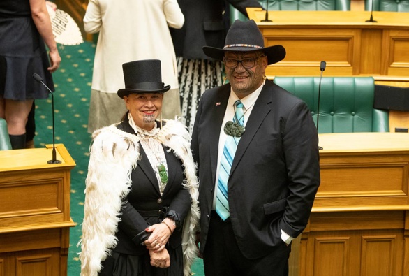 Maori Party co-leaders Debbie Ngarewa-Packer and Rawiri Waititi. Photo / Mark Mitchell