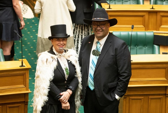 Maori Party co-leaders Debbie Ngarewa-Packer and Rawiri Waititi. Photo / Mark Mitchell