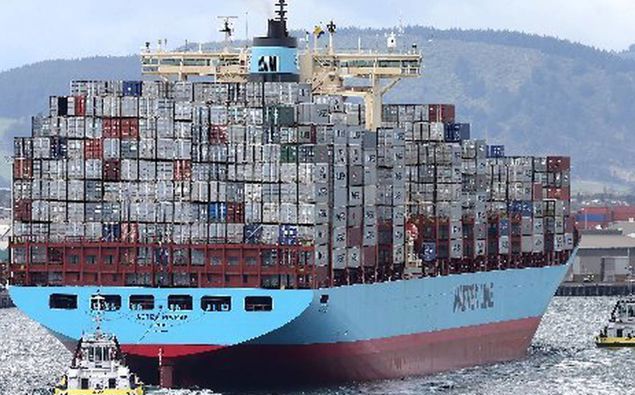 The biggest container ships can access deepwater gateway Northport. Photo / File