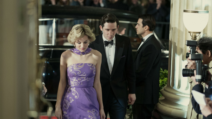 Prince Charles and Princess Diana, as portrayed in The Crown. (Photo / AP)