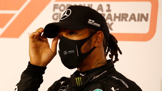 Lewis Hamilton has tested positive for Covid-19. Photo / AP