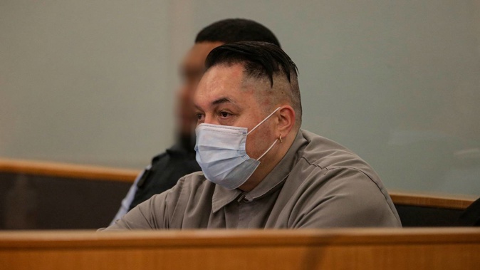 RSA murderer William Bell at the Auckland High Court today for a review of his prison security levels. Photo / Alex Burton