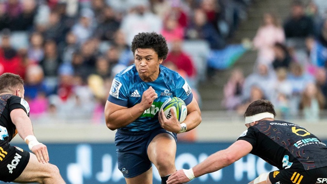 Caleb Clarke in action for the Blues. Photosport