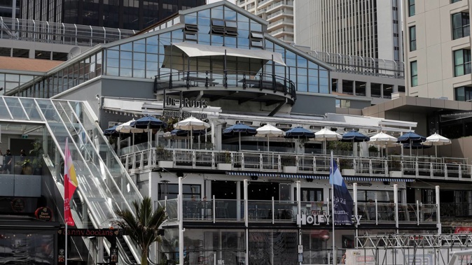 A gun was fired at Dr Rudi's rooftop bar in the Viaduct at the weekend. Photo / Alex Burton