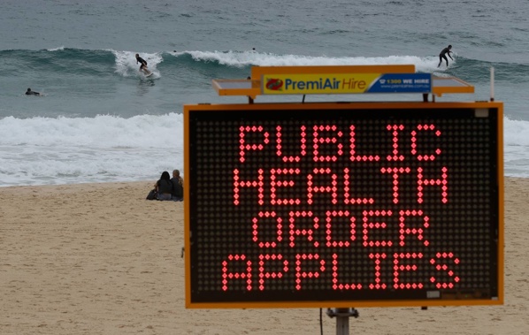 Health officials are searching for the source of the northern Sydney beaches outbreak. Photo / AP