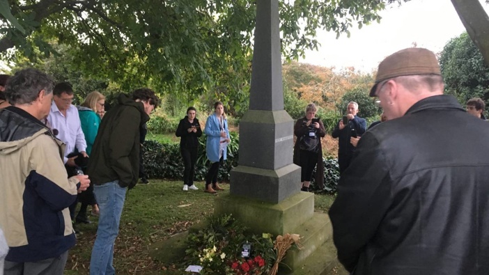 History teachers gathered in 2018 at Ōrākau, 4km southeast of Kihikihi, where 160 Māori defenders died in what was known as Rewi Maniapoto's last stand. Photo / Supplied