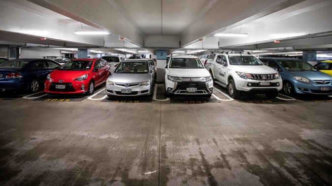 The median sale price of an Auckland car park has jumped to $95,000. Photo/Michael Craig