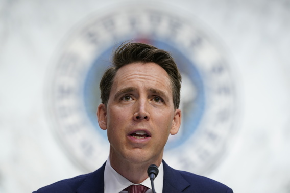 Sen. Josh Hawley, R-Mo. Photo / AP