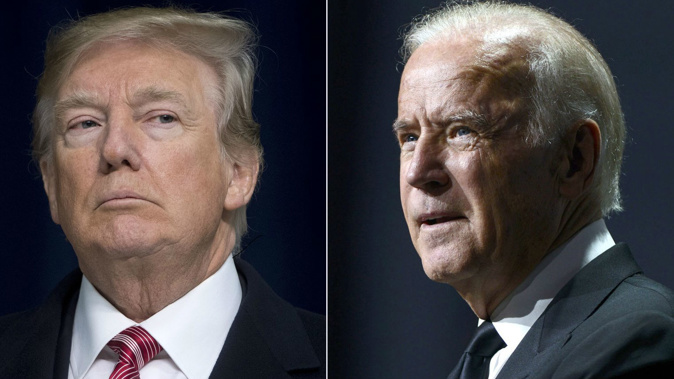 Donald Trump and Joe Biden. (Photo / CNN)