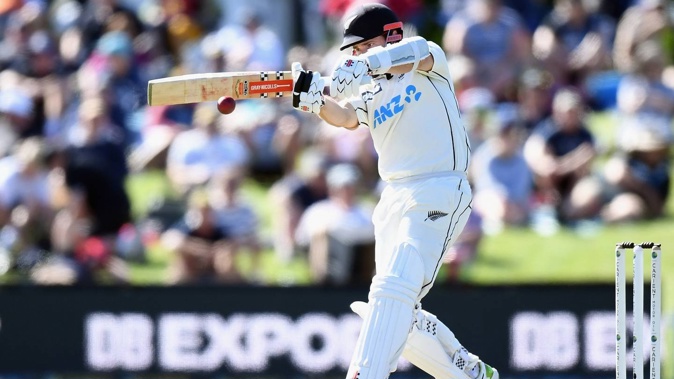 Kane Williamson of New Zealand bats during day two of the Second Test match in the series between New Zealand and Pakistan. Photo / Photosport.co.nz