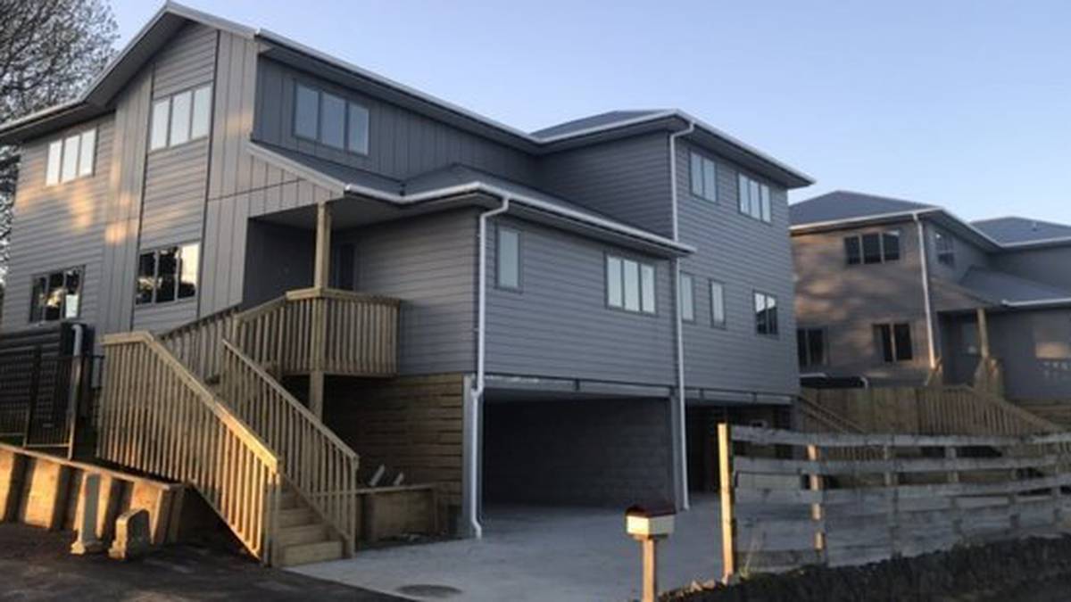 Two Hamilton homes, each with two places within, which Kenel's business developed and sold. (Photo / Supplied)