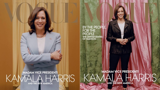 Critics slammed the Vogue cover for everything from 'washed -out' lighting to the 'terrible' background. (Photos / AP)