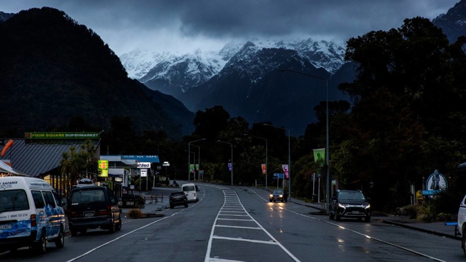 Contractors are "ready and waiting" to start work on a $24m flood protection project in Franz Josef that would create about 60 jobs, WCRC councillor Allan Birchfield says. Photo / Mike Scott