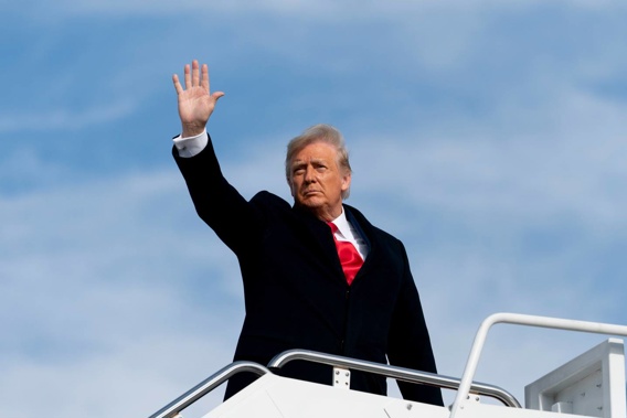 President Donald Trump will begin his post-presidential life next week. Photo / AP