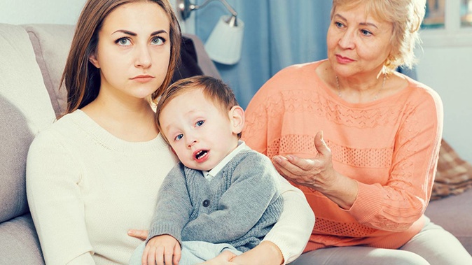 A woman has spoken out against her own mother for her "disrespectful" reaction after revealing her son's name. Photo / 123rf